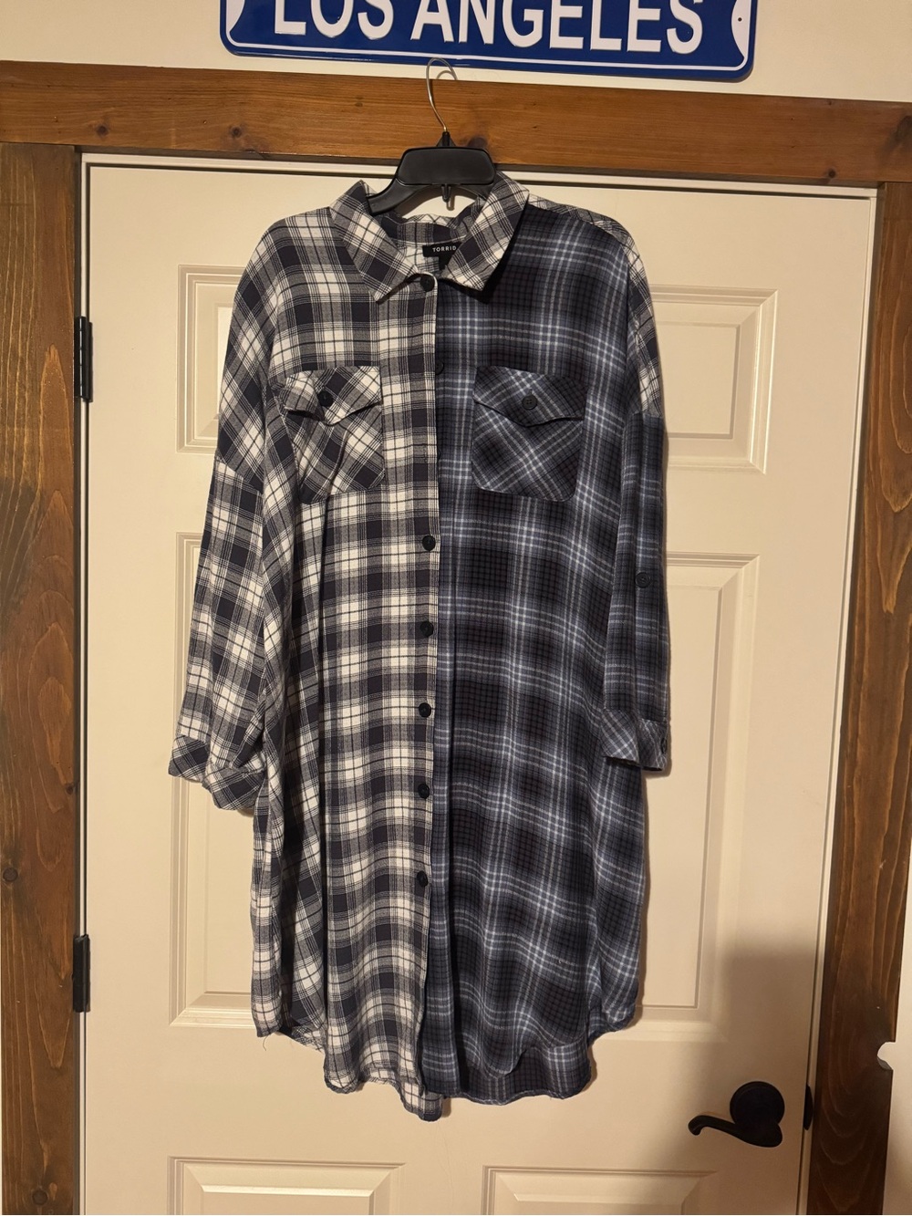 Torrid Flannel Gauze Oversized Shacket